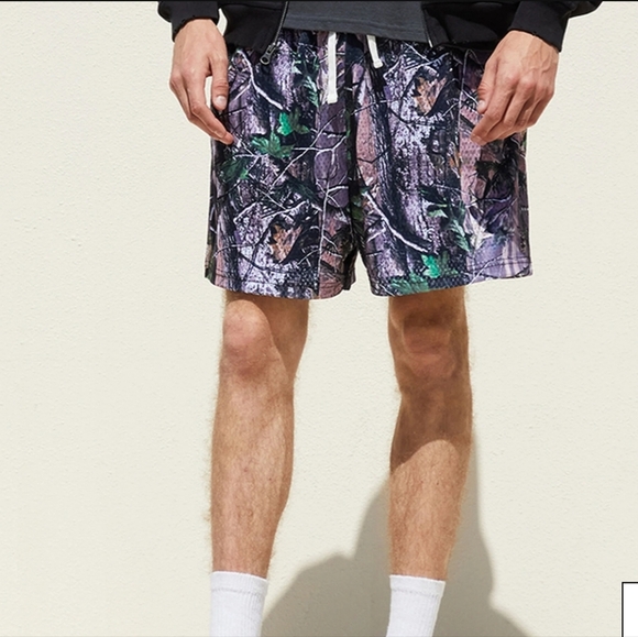 Pacsun Camo Mesh Basketball Shorts Sz L NWT - Picture 1 of 8